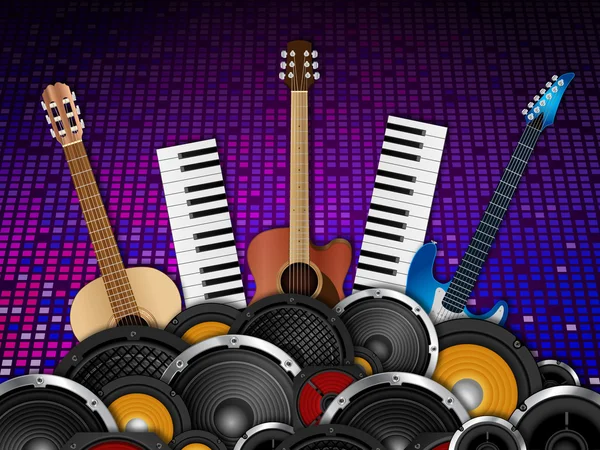 Musical Instruments Background — Stock Photo, Image