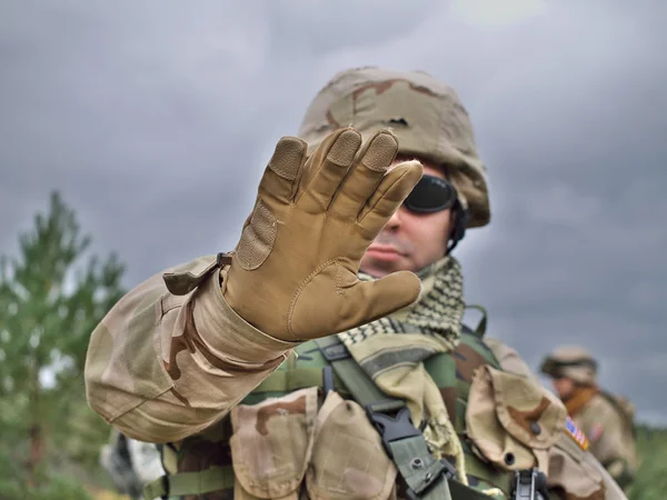 US Army Soldier — Stock Photo, Image
