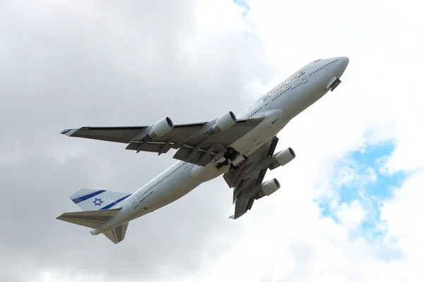 El Al 波音 747-400 — 图库照片