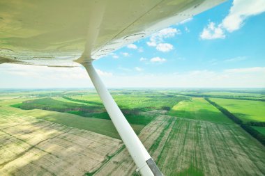 Yukarıdan kırsal manzara