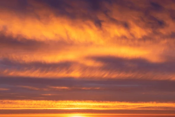 Dramatic Apocalyptic Sky Background Summer Sunrise — Stock Photo, Image