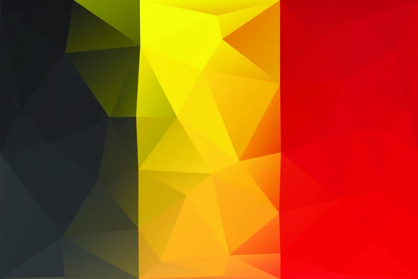 Bandeira de Belguim — Vetor de Stock