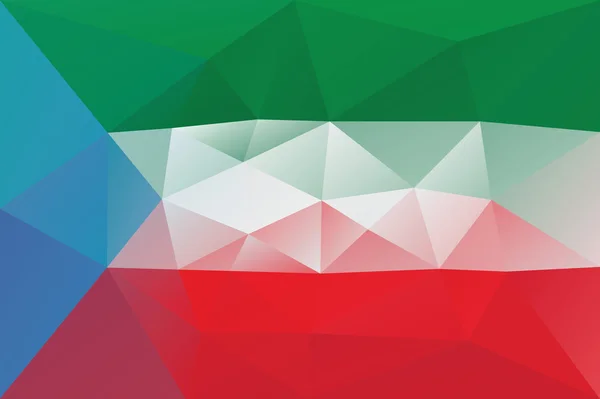 Äquatorialguinea-Flagge — Stockvektor