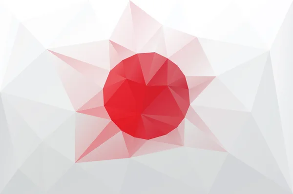 Drapeau japonais — Image vectorielle