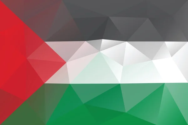 Palestinian flag — Stock Vector