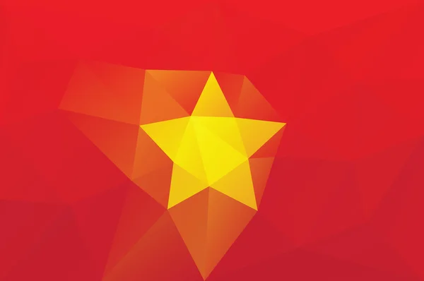 Прапор В'єтнаму — стоковий вектор