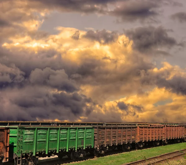 Cargo train — Stock Photo, Image