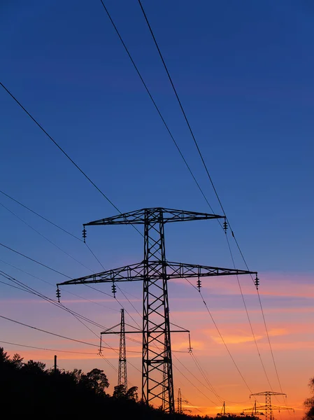 Power lines — Stock Photo, Image