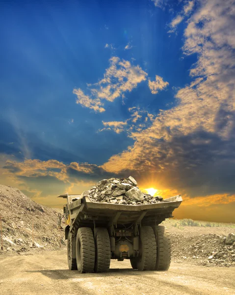 Minério de ferro opencast — Fotografia de Stock