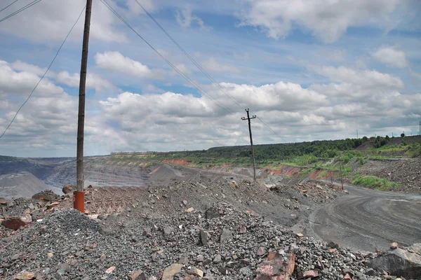 Minería a cielo abierto — Foto de Stock