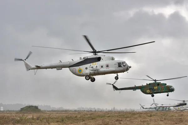 Ukrainian Army Helicopters — Stock Photo, Image