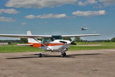Planes on the airfield