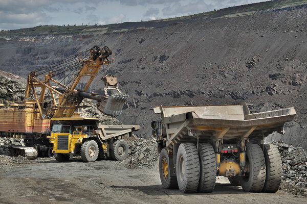 Iron ore opencast