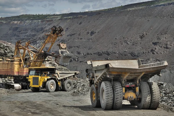 Minério de ferro opencast — Fotografia de Stock