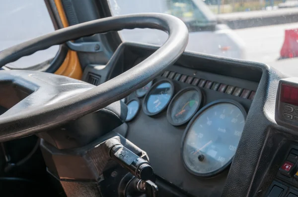 Truck cabin interior