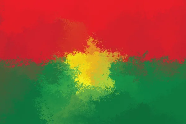 Vlag van Burkina faso — Stockfoto