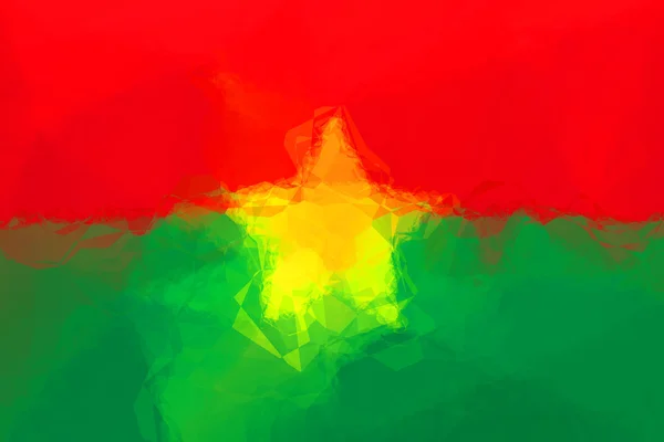 Vlag van Burkina faso — Stockfoto