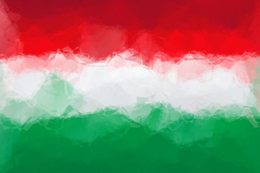 Hungarian flag clipart