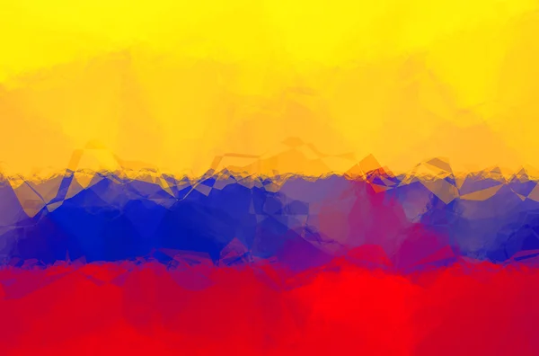 Colombiaanse vlag — Stockfoto