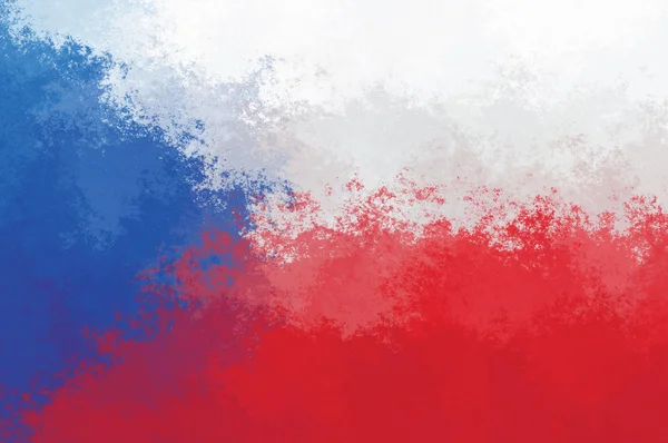 Czech flag — Stock Photo, Image