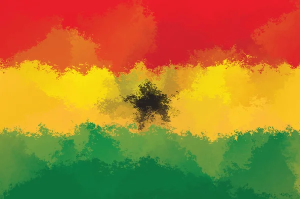 Vlag van Ghana — Stockfoto