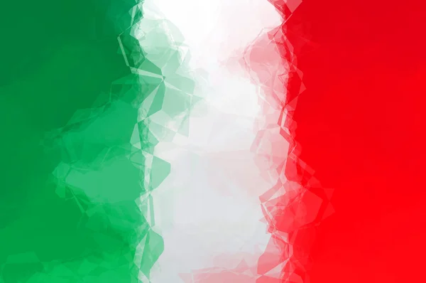 Italiensk flagg — Stockfoto