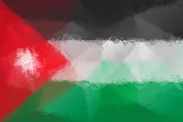 Drapeau jordanien — Photo