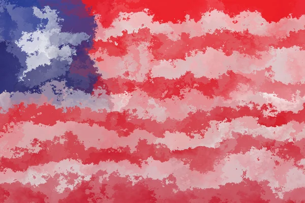 Liberian flag — Stock Photo, Image