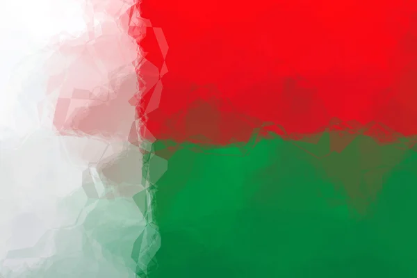 Madagaszkár zászló — Stock Fotó