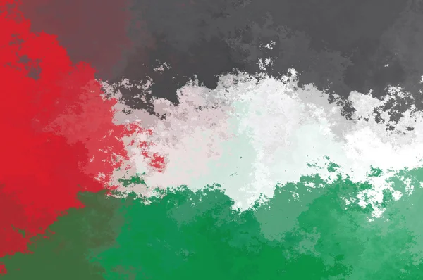 Palestinian flag — Stock Photo, Image