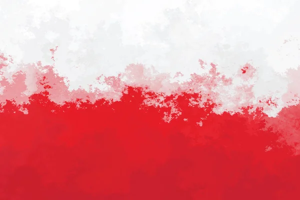 Польський прапор — стокове фото