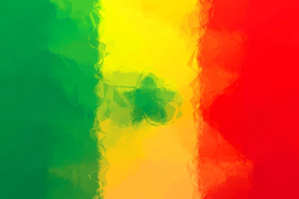 Senegal flag — Stock Photo, Image