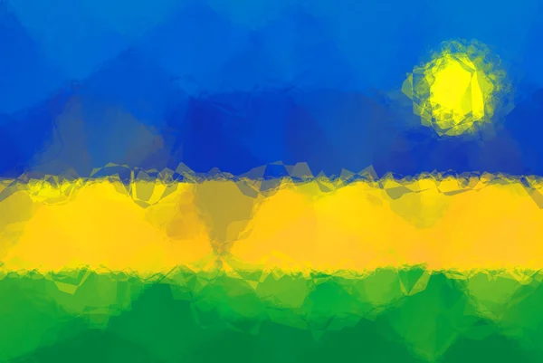 Rwanda flagga — Stockfoto