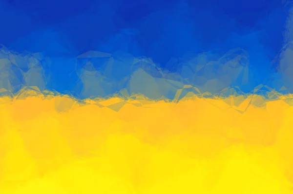 Ukrainische Flagge — Stockfoto