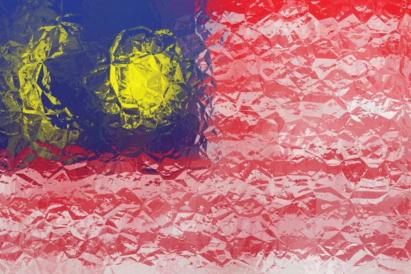 Maleisische vlag — Stockfoto