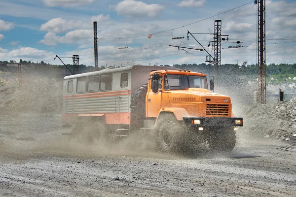 Автобус горного экипажа — стоковое фото