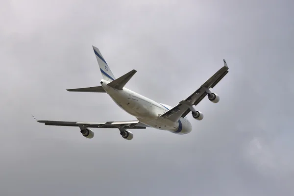 Ель Аль boeing 747 — стокове фото