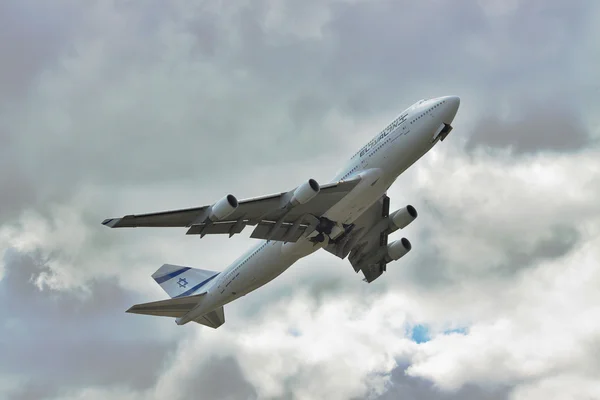 El-al boeing 747 — Stok fotoğraf
