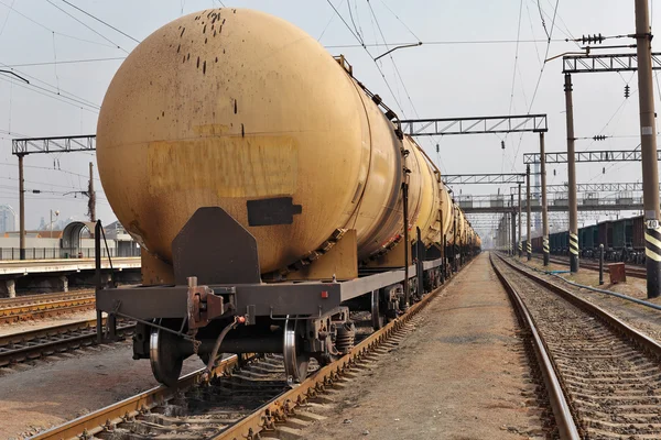 Oil train transportation — Stock Photo, Image