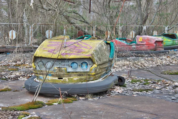 Verlassener Freizeitpark in Pripjat — Stockfoto