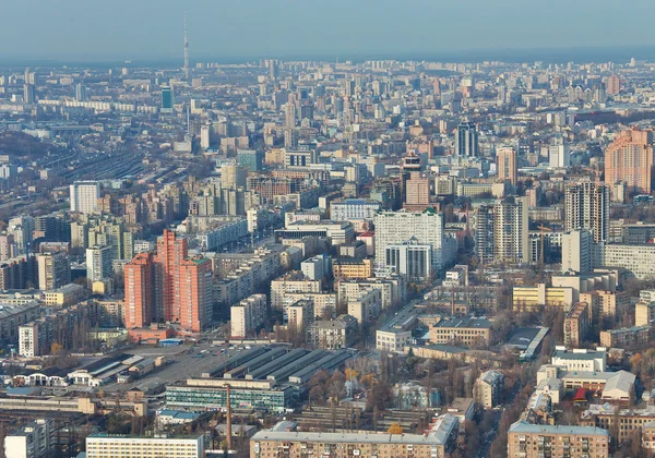 Kiev vista aérea do centro — Fotografia de Stock