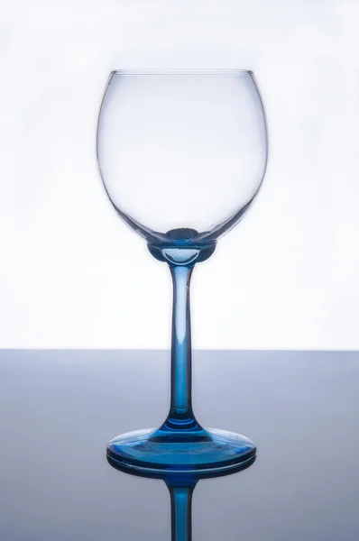 Cristal de cristal en transparencia — Foto de Stock