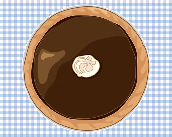 Bretzels au chocolat sur blanc — Image vectorielle