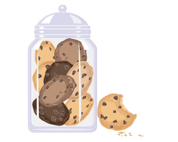 Cookie crunch — Stock Vector