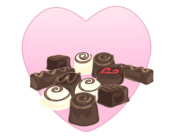 Choix de chocolat — Image vectorielle