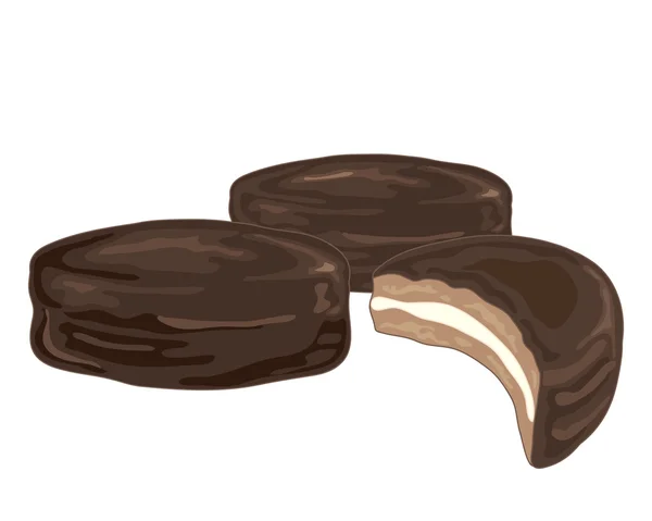 Biscuit snack — Stockvector