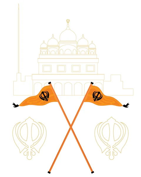 Sikhiska hälsning — Stock vektor
