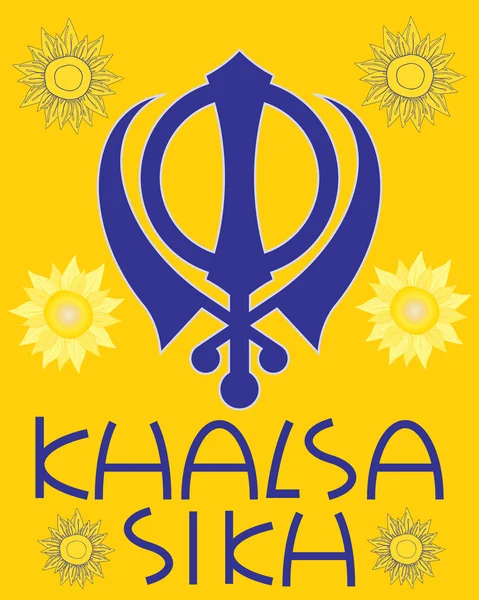 Khalsa groet — Stockvector