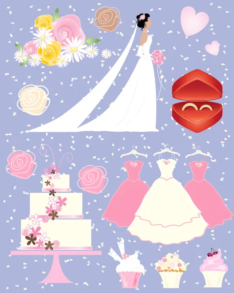 Весільний ярмарок — стоковий вектор