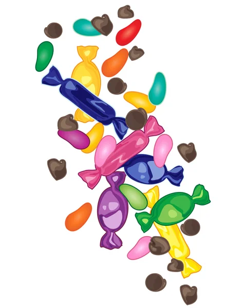 Солодкі цукерки — стоковий вектор